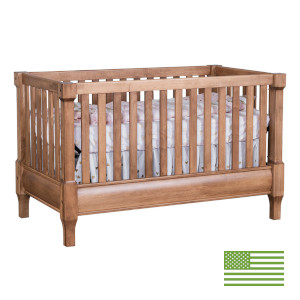 Amish 4 in 1 Convertible Baby Crib - Taos